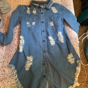 Fashion Nova Jean Dress